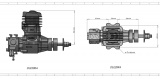 DLE Engine original Motor DLE- 20RA s tlmičom a CDI