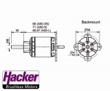 Hacker Motors Outrunner Hacker A50-14 XS V3