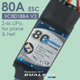 DUALSKY  Regulátor striedavý  80A XC8018BA V2 (2-6 LiPo/3A)
