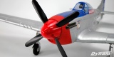 Dynam P-51D Mustang V2 PNP 1200mm so za�ahovac�m podvozkom