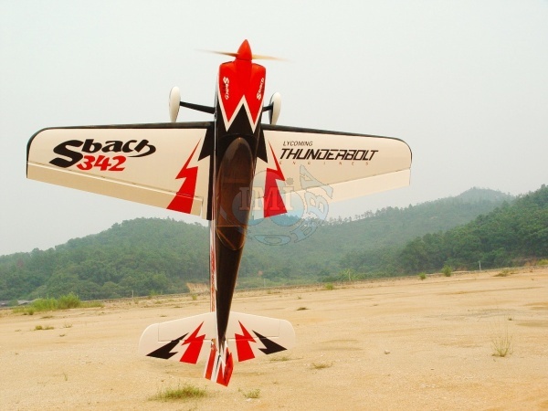 Pilot-RC SBACH 342 3750mm (275-340cc) red/black/thunderbolt