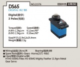 DUALSKY Servo DS65MG Digital Micro w/2BB 1,5kg/6V