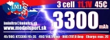 IMI-KYPOM  LiPo 3S 11,1V 3300mAh 45/90C IMI Pro