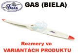 Fiala PROPELLERS  Vrtule 2-list� GAS dreven� Fiala PROPELLERS (BIELA)