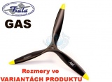 Fiala PROPELLERS  Vrtule 3-list� GAS dreven� Fiala PROPELERRS (�IERNA)