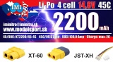 IMI-KYPOM LiPo 4S 14,8V 2200mAh 45/90C IMI Pro