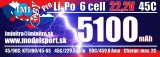 IMI-KYPOM  LiPo 6S 22,2V 5100mAh 45/90C IMI Pro