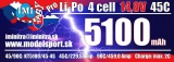 IMI-KYPOM  LiPo 4S 14,8V 5100mAh 45/90C IMI Pro