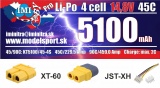 IMI-KYPOM LiPo 4S 14,8V 5100mAh 45/90C IMI Pro