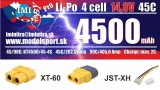 IMI-KYPOM LiPo 4S 14,8V 4500mAh 45/90C IMI Pro