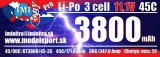 IMI-KYPOM  LiPo 3S 11,1V 3800mAh 45/90C IMI Pro